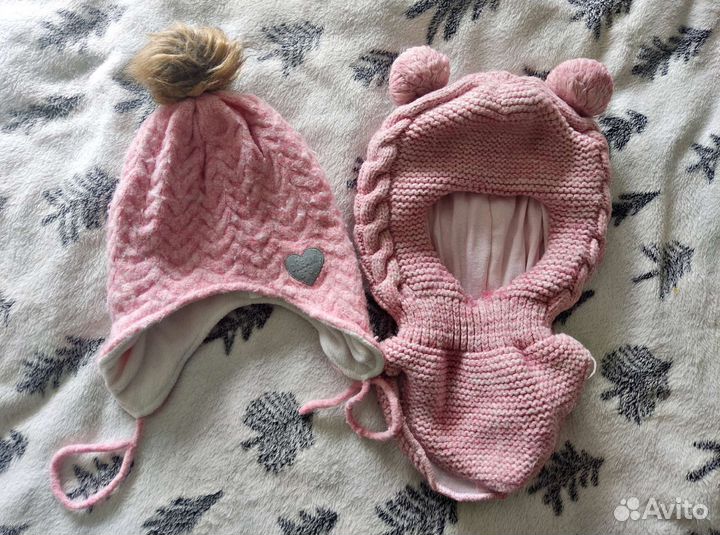 Шапка шлем для девочки 48