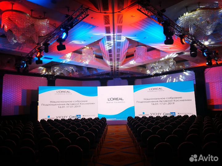 Светодиодные экраны с высоким разрешением в аренду