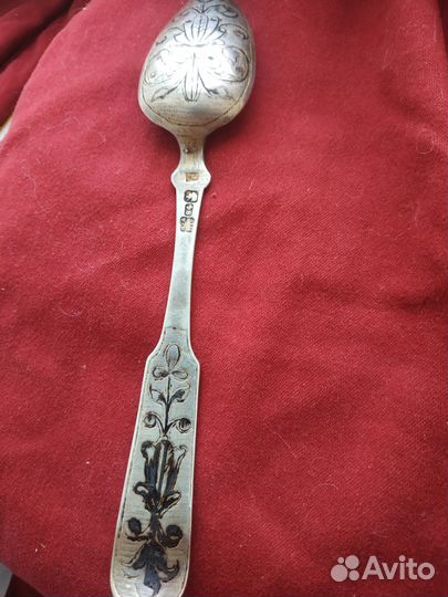 Ложка серебро Большая старинная