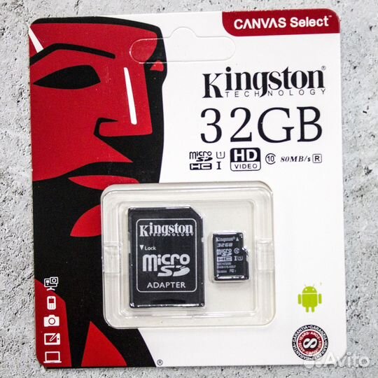 Карта памяти MicroSD 32gb