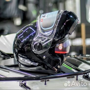 Шлем LS2 FF325 XL strobe (snow) для снегохода