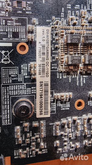 Gigabyte GeForce GTX 1080 Ti Gaming OC 11G
