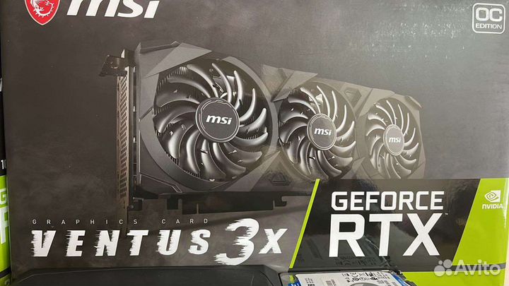Видеокарта MSI RTX 3080 Ventus 3x OC не LHR