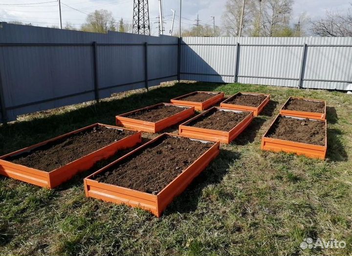 Грядка темно-зеленая 1м х 6м х 22см