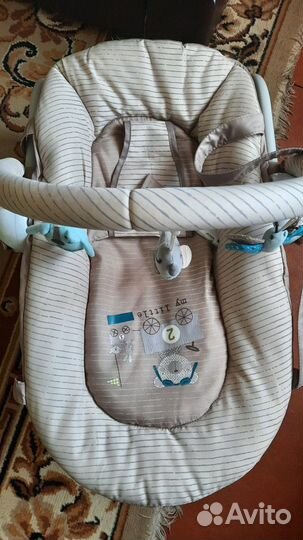 Продам шезлонг, сиденье для купания, автокресло