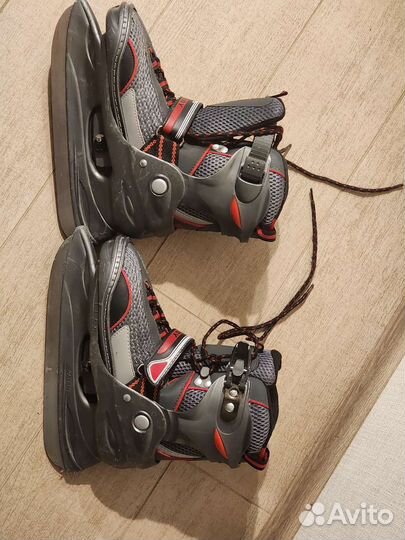 Коньки р-р 34-37 раздвижные