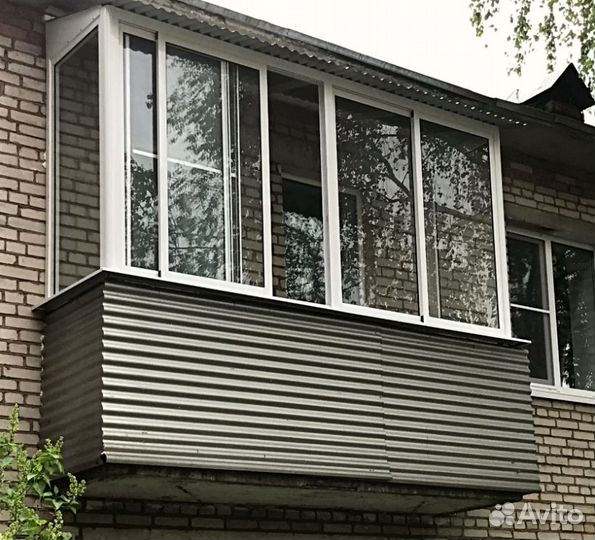 Балкон раздвижной
