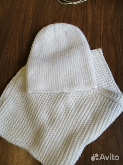 Комплект шапка и снуд женский