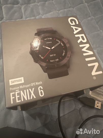 Мужские наручные часы Garmin fenix 6 sapphire