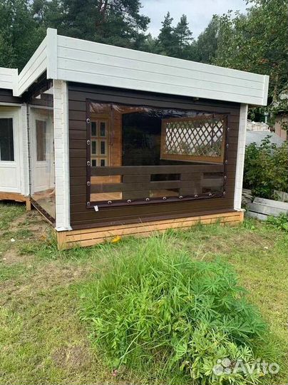 Мягкие окна для беседок