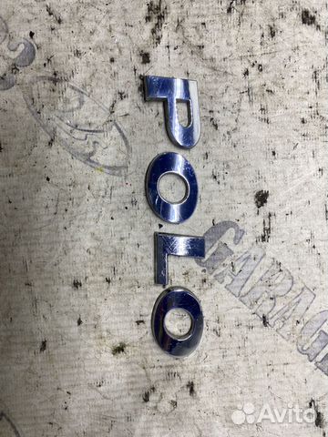 Буквы на крышку багажника volkswagen polo седан