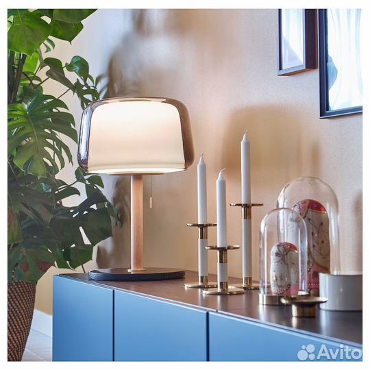 Evedal Настольная лампа, мрамор/серый