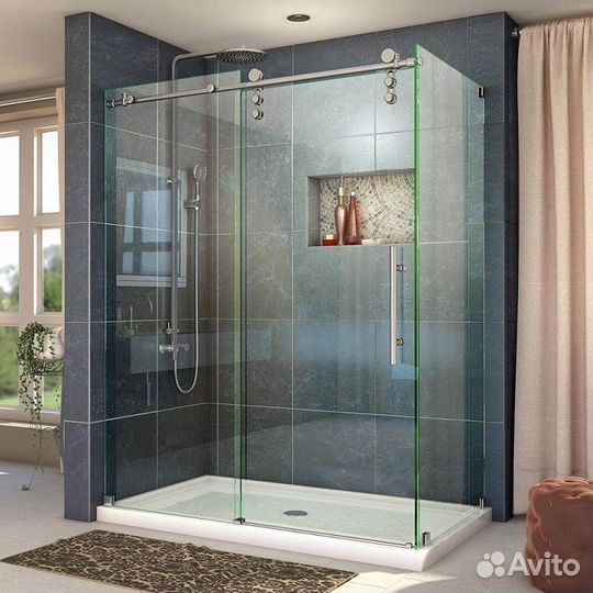 Душевые из стекла 900 х 900