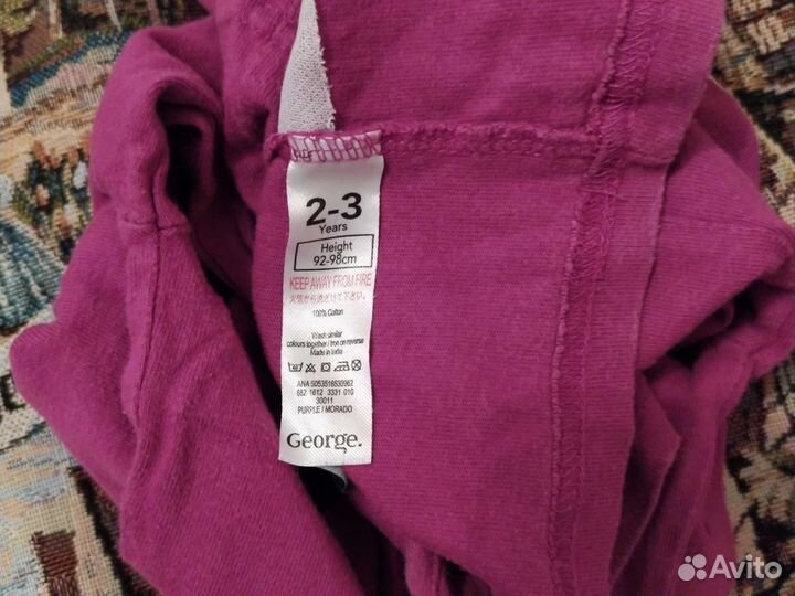 Футболка с длин рукавом для девочки