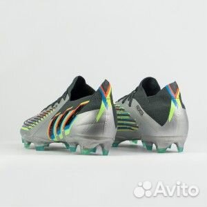 Бутсы Adidas predator edge.1 LOW FG Silver