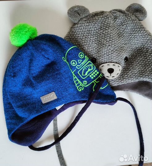 Комплект шапки зима lassie демисезон babygo 46-48