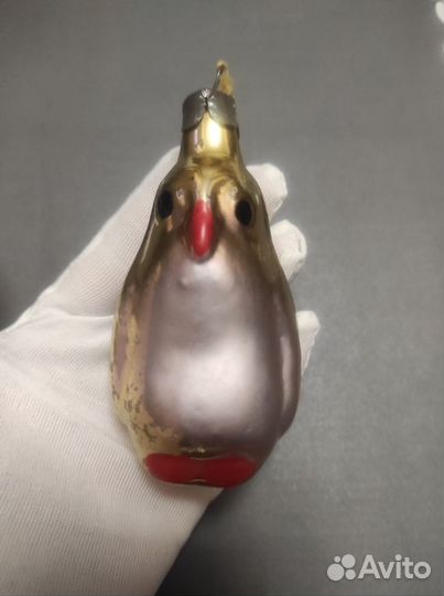 Елочная игрушка СССР пингвин