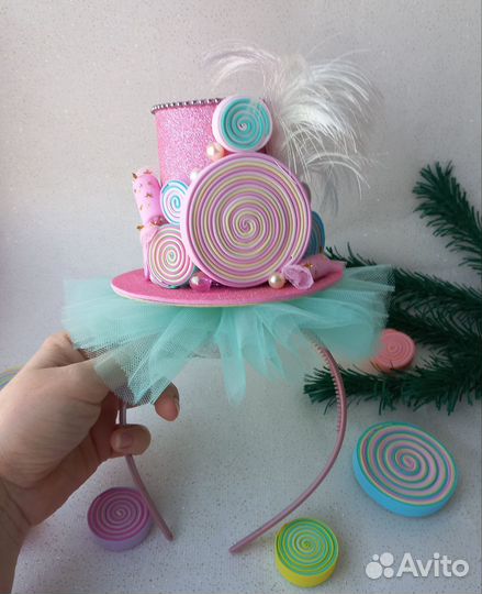 Ободок шляпка 