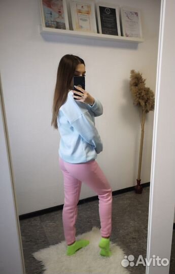 Спортивный костюм тонкий флис