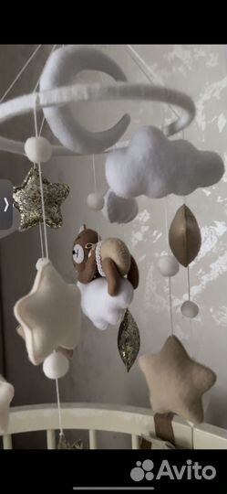 Мобиль на кроватку с музыкальным блоком