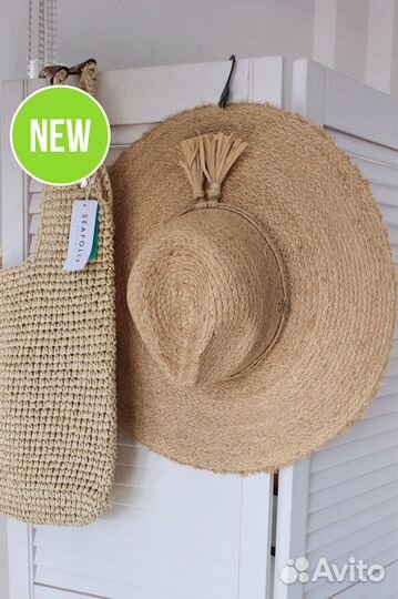 Seafolly шляпа соломенная новая Австралия