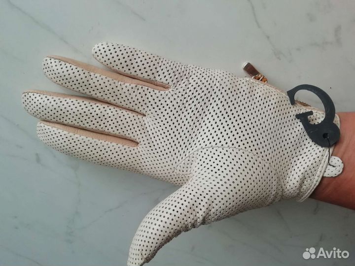 Перчатки кожаные