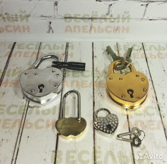 Свадебный замочек под гравировку