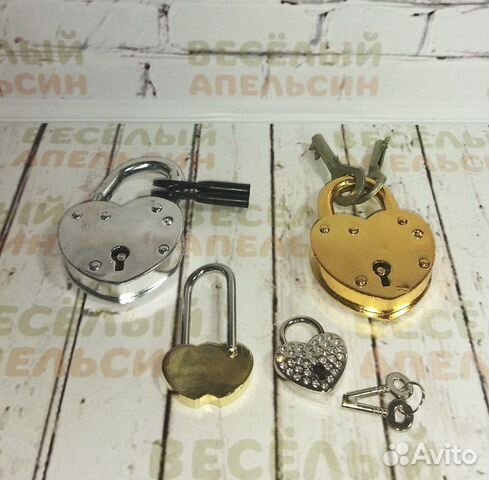 Свадебный замочек под гравировку