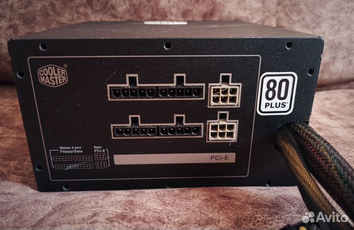 Блок питания 80+ CoolerMaster 600W модульный