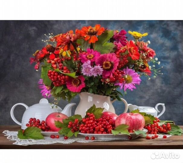 Алмазная мозаика Яркий натюрморт AS34055 329325