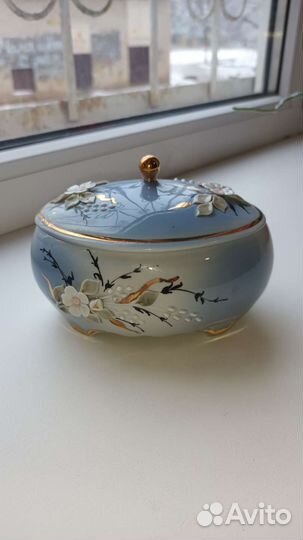 Шкатулка кисловодский фарфор СССР