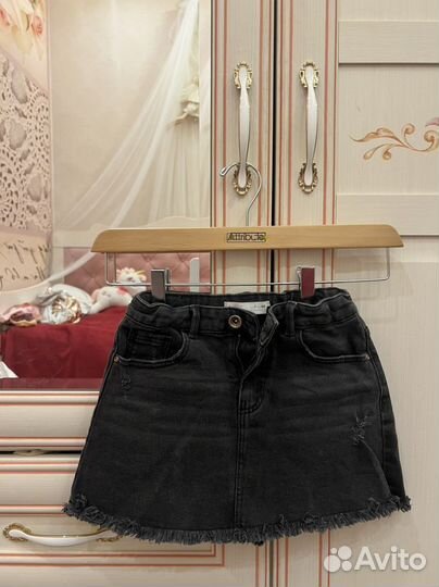 Юбка джинсовая zara kids