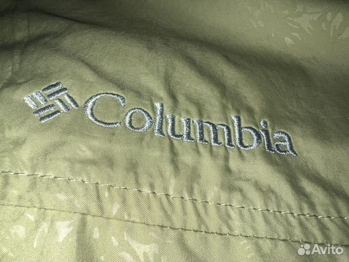 Куртка Ветровка с капюшоном Columbia Зелёная