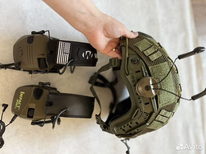 Баллистический безухий шлем из арамида