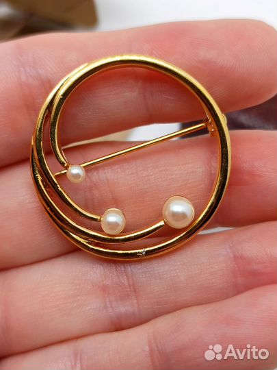 Винтажная брошь Monet - Бижутерия