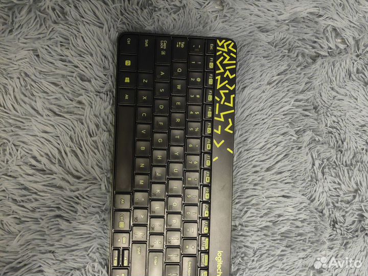Клавиатура + мышь беспроводные logitech mk240 nano