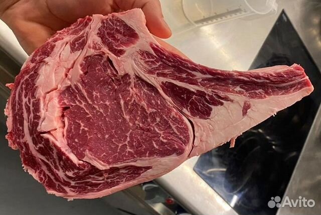 Стейк рибай / Мраморная говядина зерновой откорм