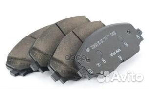 Колодки тормозные передние volkswagen teramont