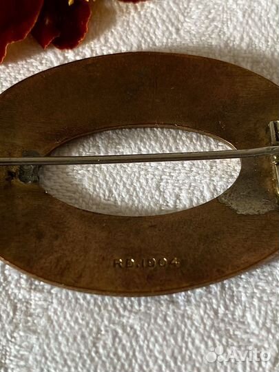 Антикварная брошь, Западная Европа