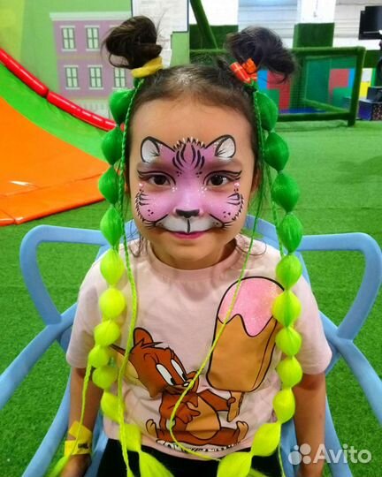 Аквагрим на Хэллоуин, день рождения