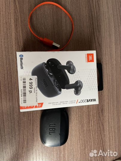 Беспроводные наушники jbl wave 200tws