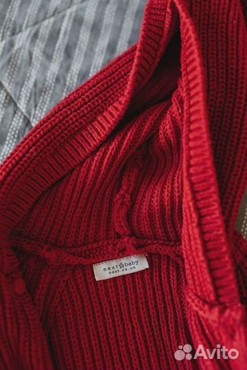 Next кофта с кисточкой 12-18 мес