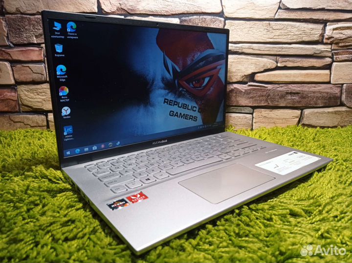 Мощный 2021г Asus Ryzen 3 2200 8Gb NVMe 14