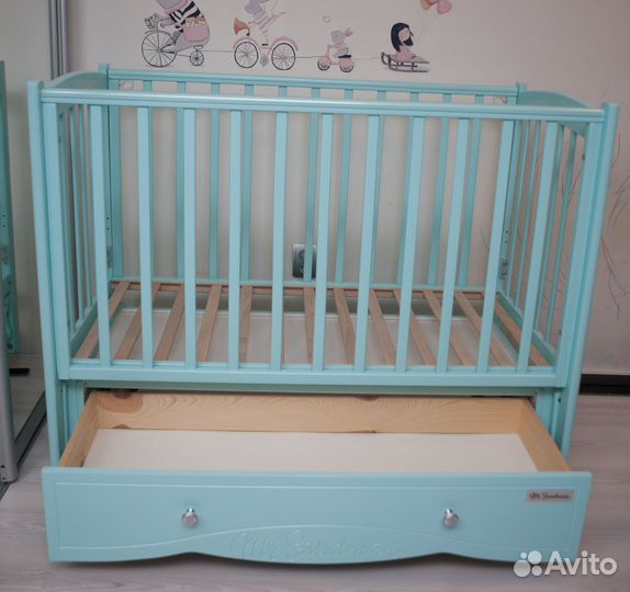 Детская кроватка с маятником mr Sandman porcet