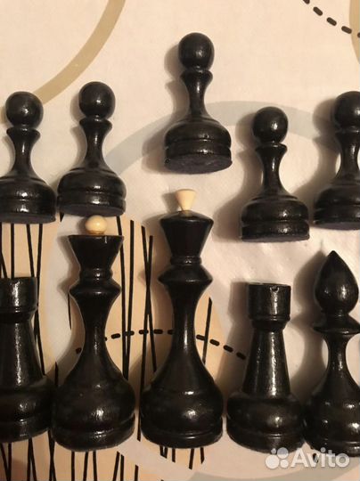 Коллекционные шахматы СССР 1974 год Военохот