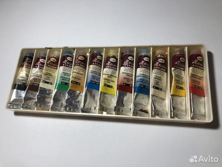 Краски художественные, масляные