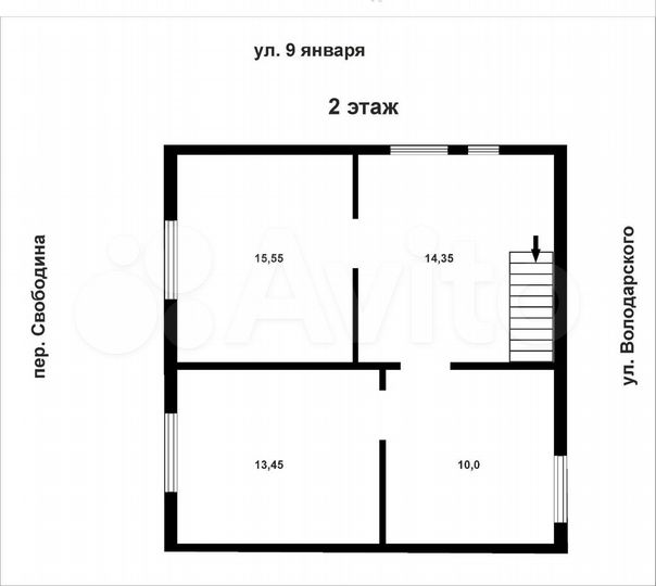 Свободного назначения, 75 м²