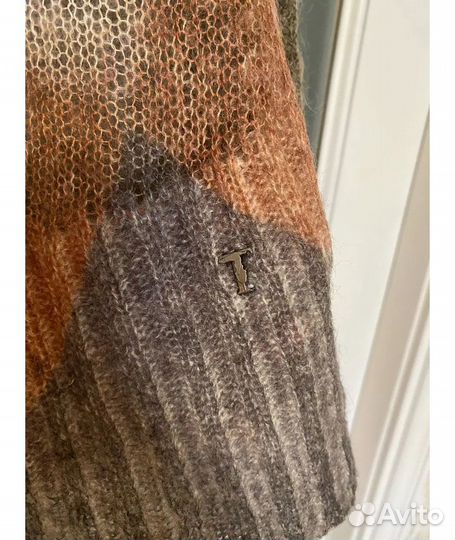 Trussardi Коричневый шерстяной джемпер / свитер