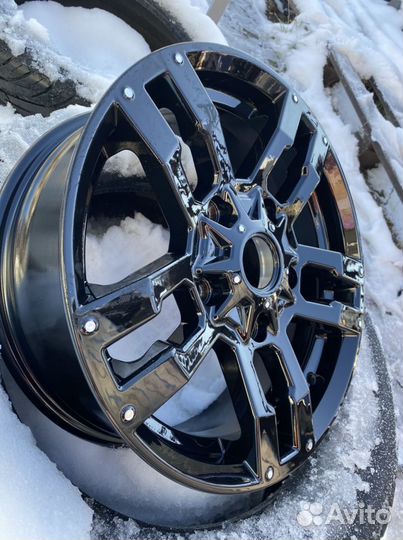 R16 5/139,7 новые литые диски Алмаз чёрный Нива