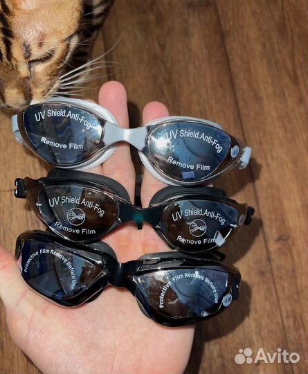 Очки для плавания с диоптриями до- 9.0